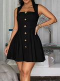 Sleeveless mini dress front view