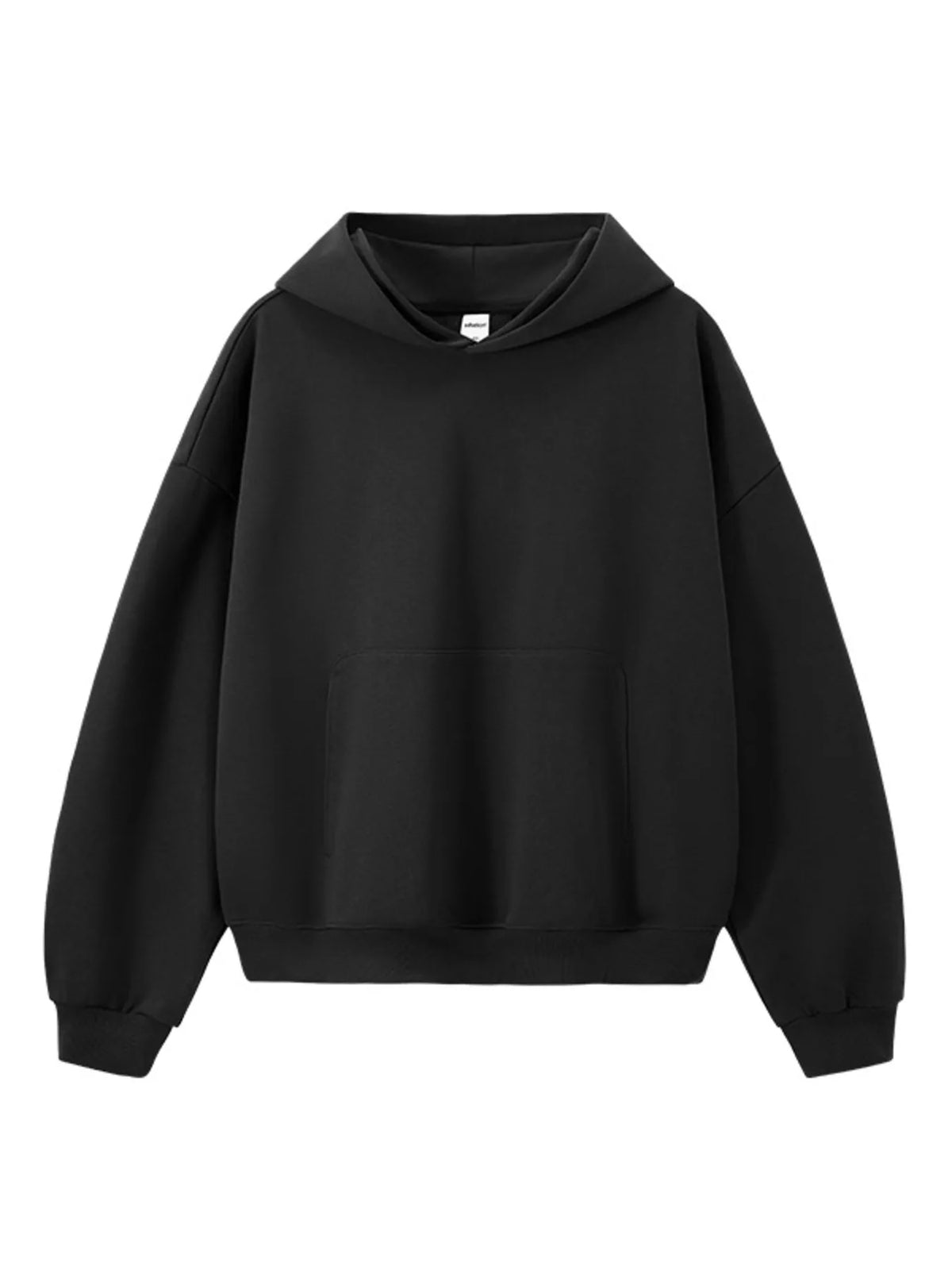 Men's kangaroo pocket hoodie dropped shoulder design