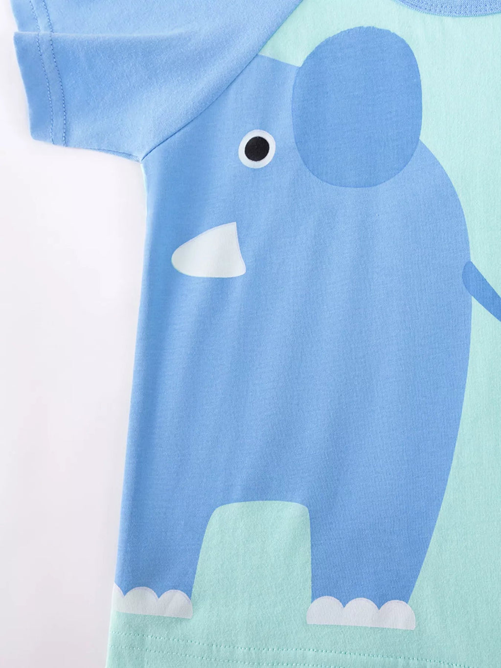 Children's Animal Round Neck Top and Shorts Set - ELC Fashion