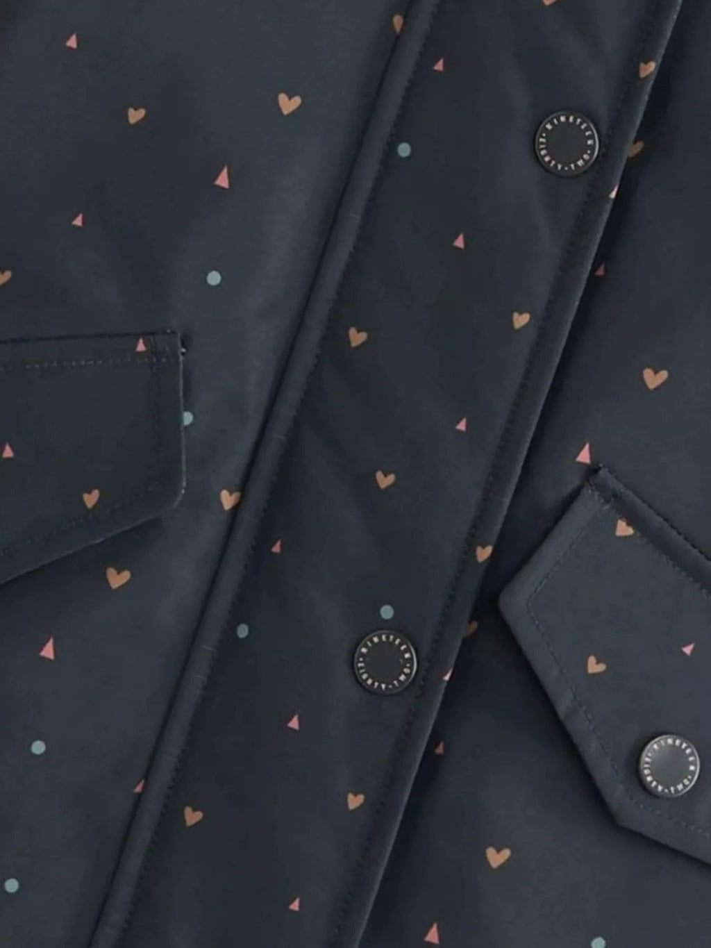 Children's Heart Print Zip Up Jacket - ELC Fashion