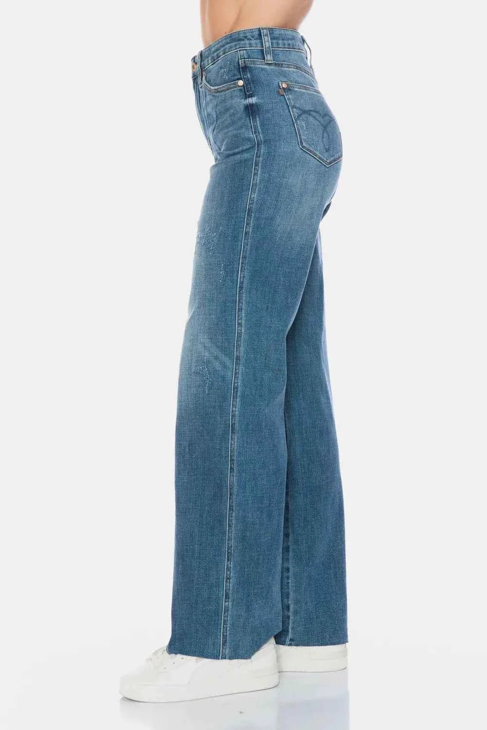 ELC Atelier Classic Judy Blue Inclusive Fit Tummy Control Cut Raw H — Prestige Edit - ELC Fashion