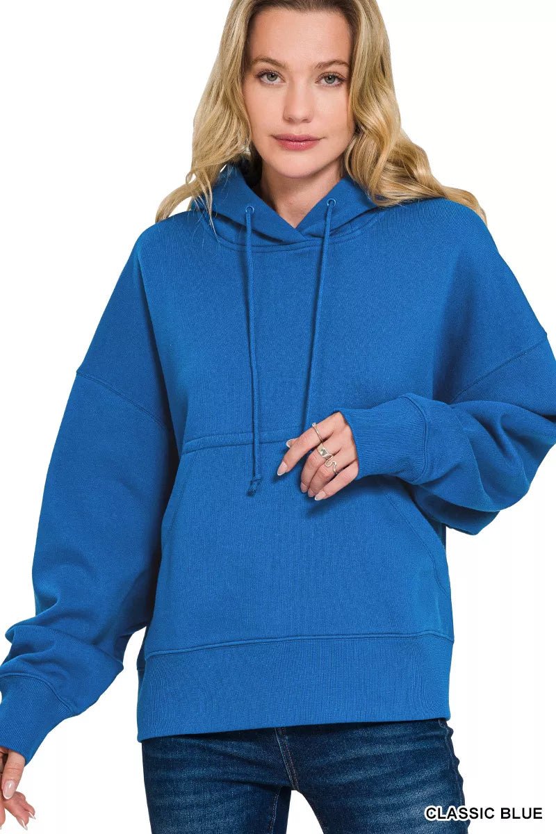 ELC Atelier Modern Zenana Oversized Fleece Kangaroo Pocket Hoodie — Prestige Edit - ELC Fashion