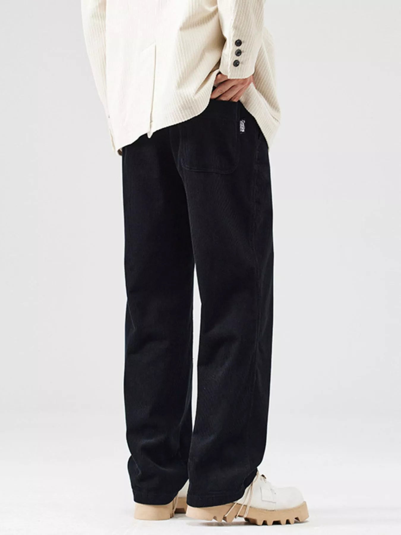 ELC Atelier Premier Men's Extended Fit Comfortable Corduroy Straigh — Prestige Edit - ELC Fashion