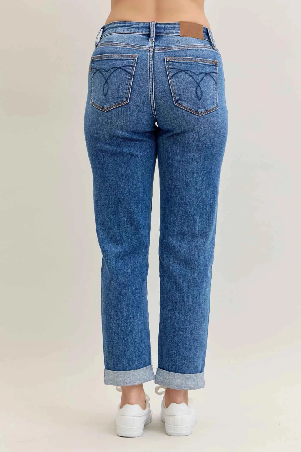 ELC Atelier Tailored Judy Blue Inclusive Fit Mid Rise BF Classic Cu — Prestige Edit - ELC Fashion