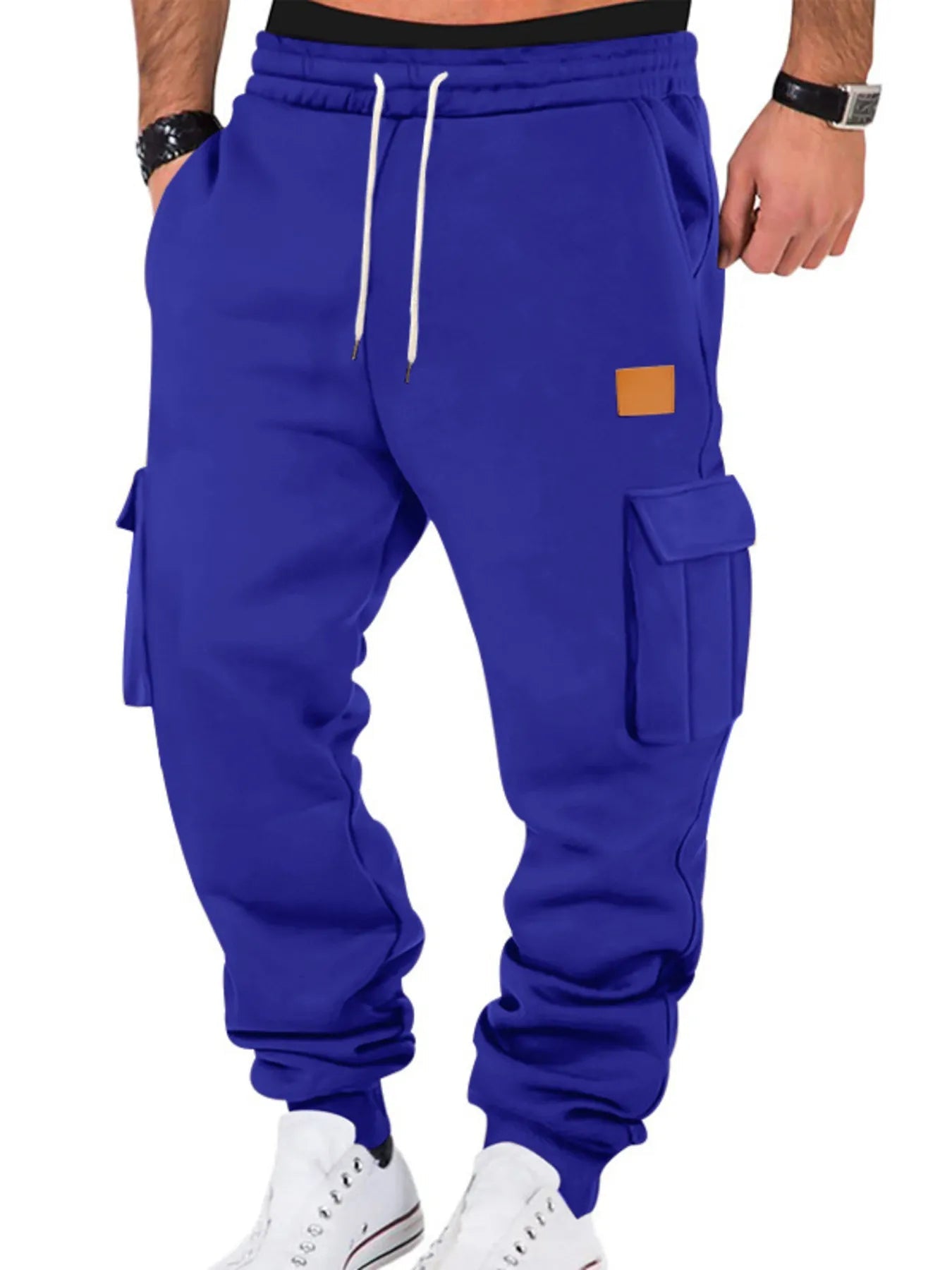 Men's Full Size Drawstring Cargo Jogger Pants Plus Size - ELC Fashion
