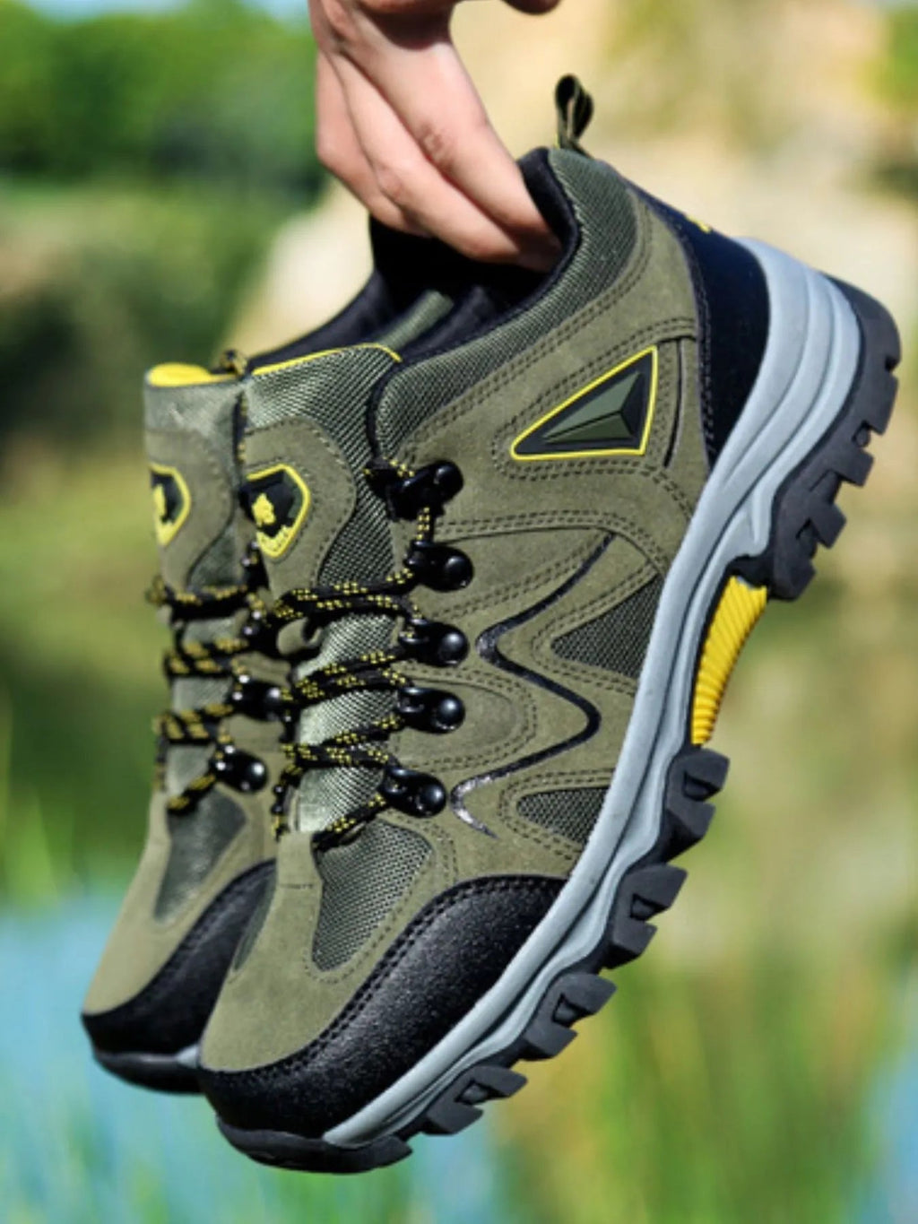 Men's Lace Up Athletic Shoes - ELC Fashion