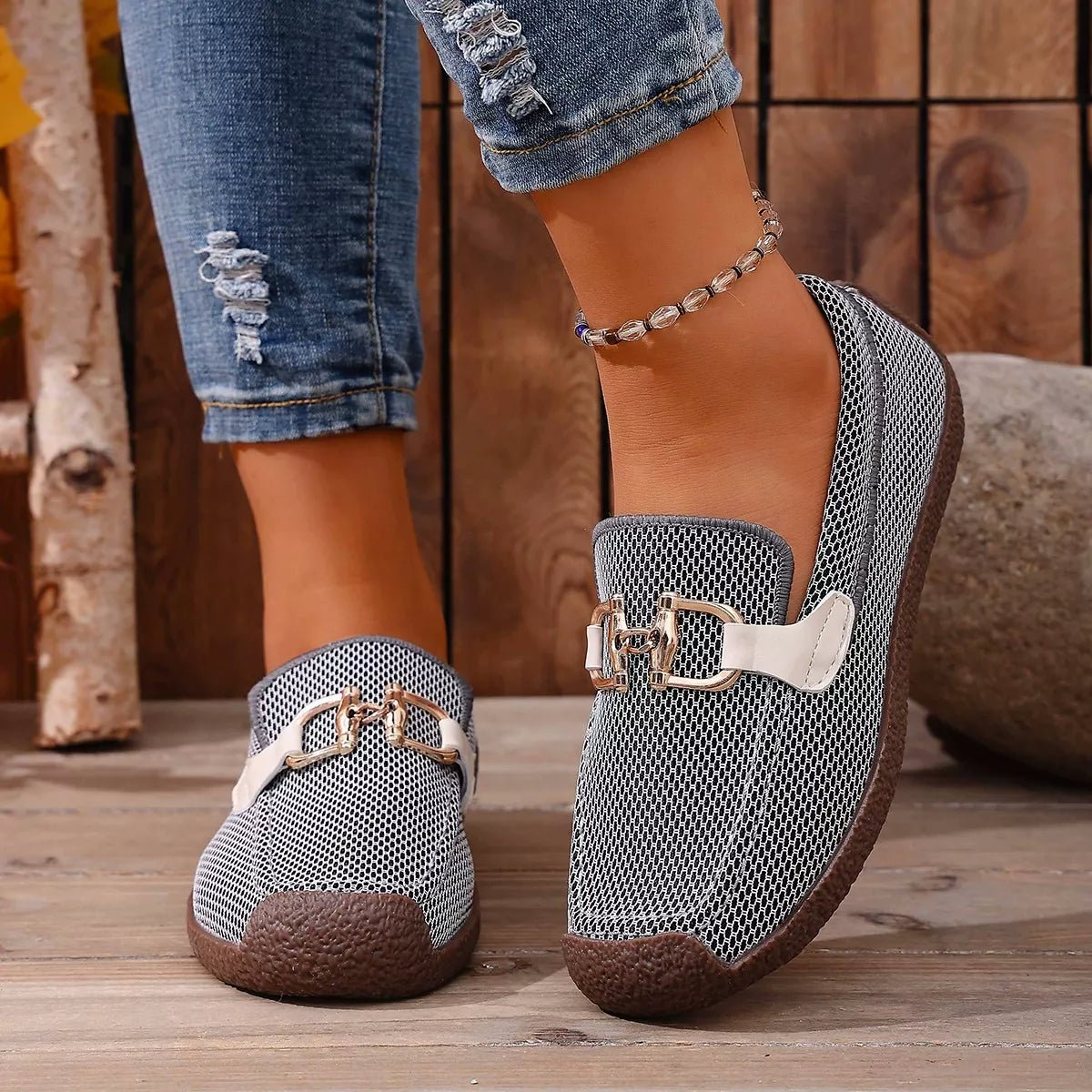 Round Toe Flat Slip - Ons - ELC Fashion