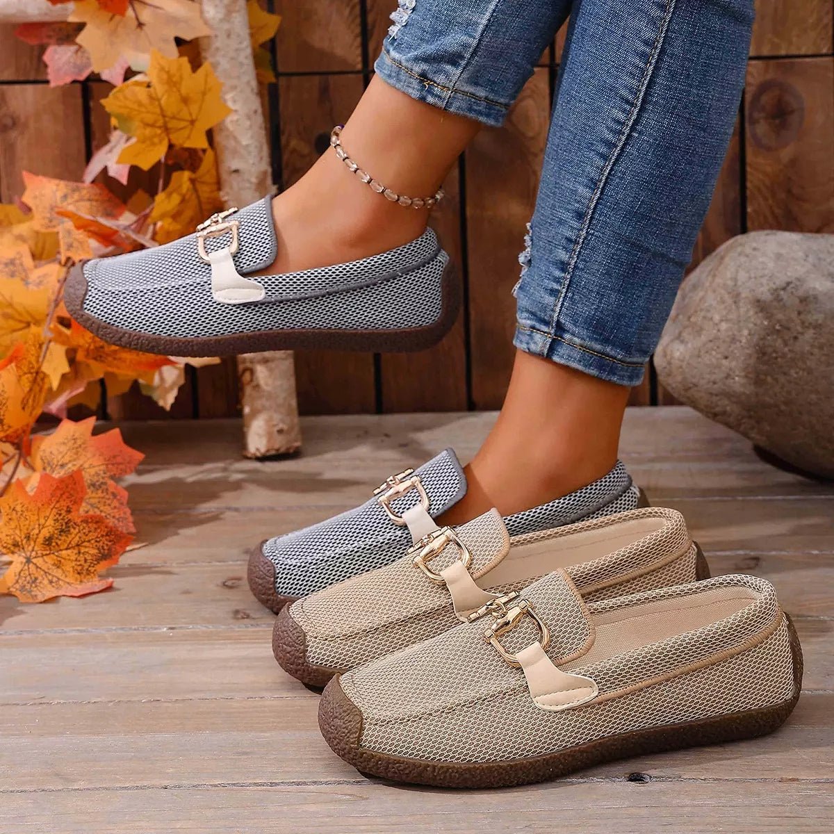 Round Toe Flat Slip - Ons - ELC Fashion