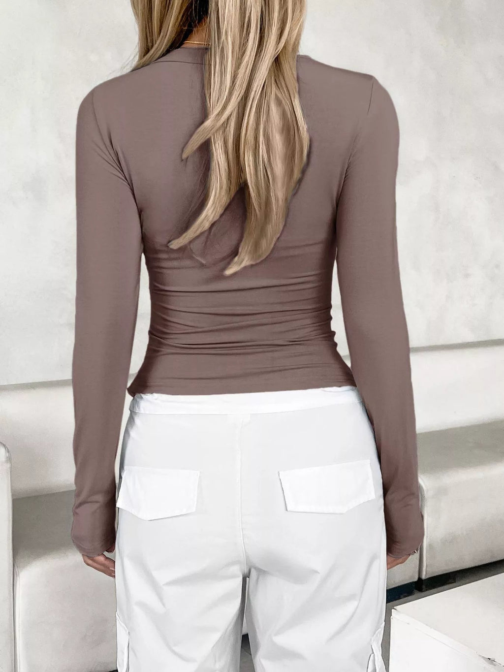 Slim Fit Long Sleeve T-Shirt - ELC Fashion